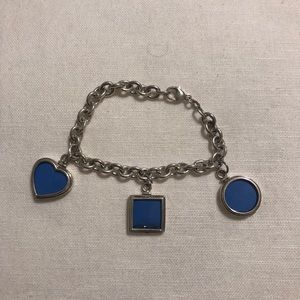 Sterling Silver photo charm bracelet